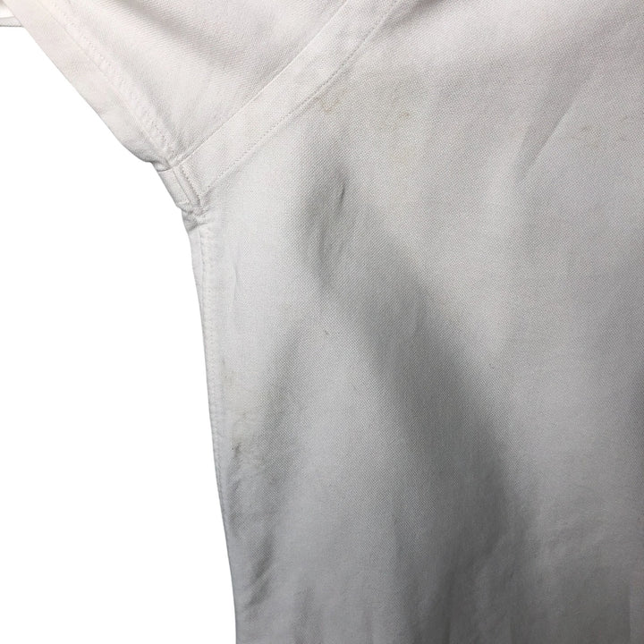 Ralph Lauren long sleeve button down shirt, men's size L unclear pale white type Vintage Second Hand