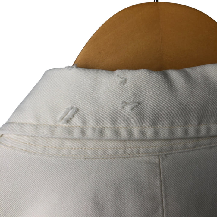 Ralph Lauren long sleeve button down shirt, men's size L cotton unbleached Vintage Second Hand