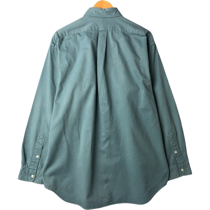 Ralph Lauren BLAKE long sleeve button down shirt, men's size L cotton Blue type light blue Vintage Second Hand