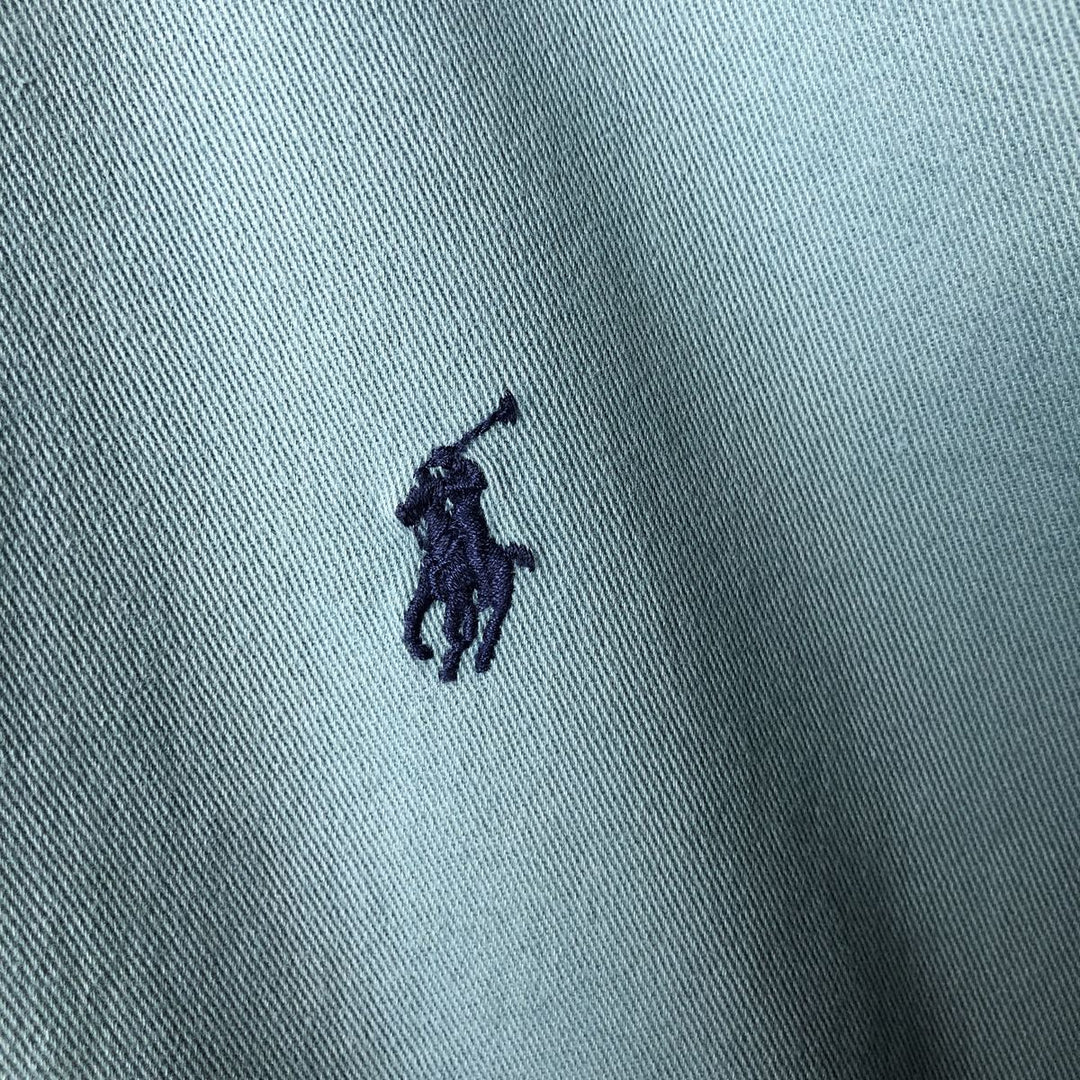 Ralph Lauren BLAKE long sleeve button down shirt, men's size L cotton Blue type light blue Vintage Second Hand