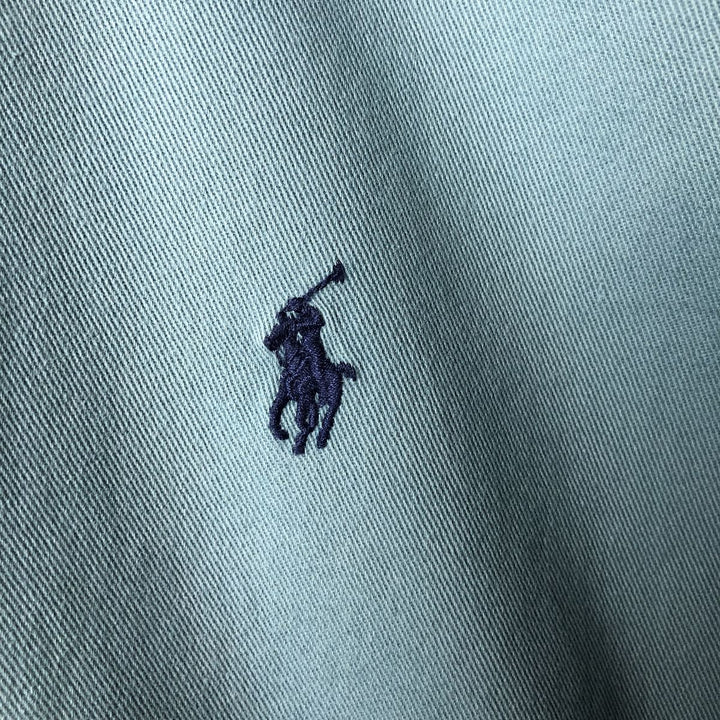 Ralph Lauren BLAKE long sleeve button down shirt, men's size L cotton Blue type light blue Vintage Second Hand
