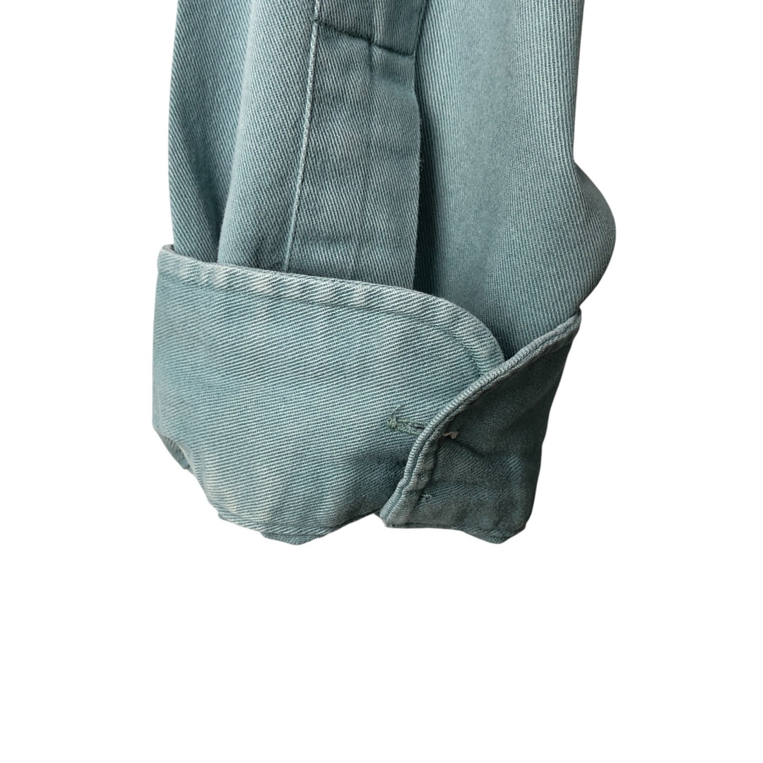 Ralph Lauren BLAKE long sleeve button down shirt, men's size L cotton Blue type light blue Vintage Second Hand