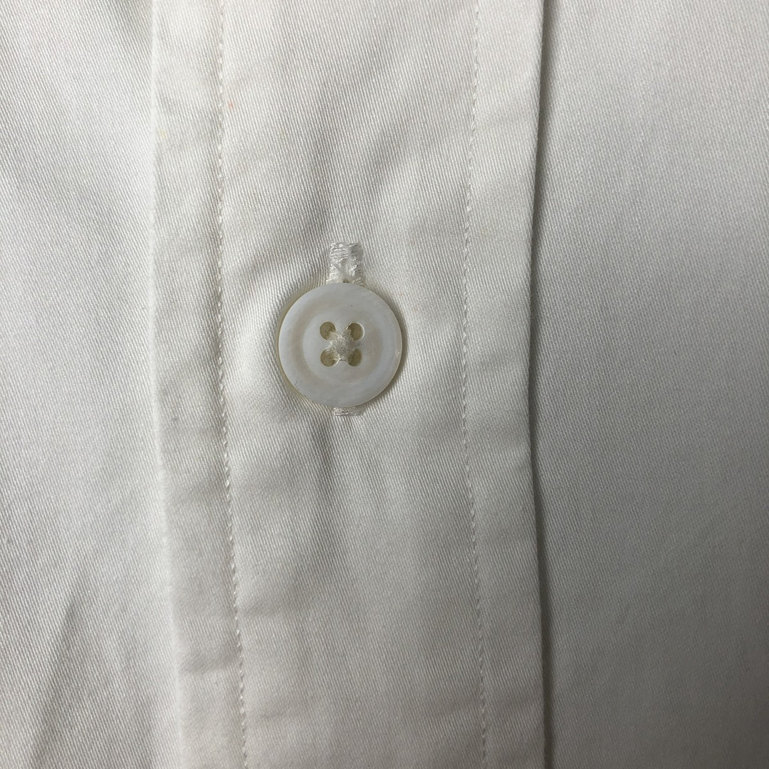 Ralph Lauren Fisher Military Shirt, Men's XL cotton white type Vintage Second Hand