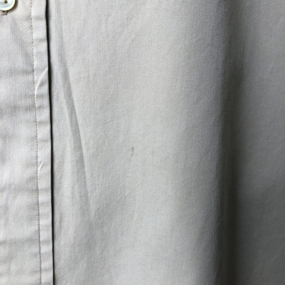Ralph Lauren BLAKE long sleeve button down shirt, men's size L cotton Beige type Vintage Second Hand