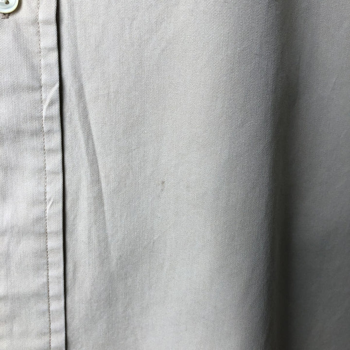 Ralph Lauren BLAKE long sleeve button down shirt, men's size L cotton Beige type Vintage Second Hand
