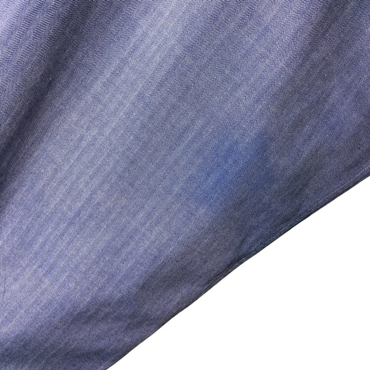 Ralph Lauren YARMOUTH long sleeve button down shirt, men's size M cotton blue type Vintage Second Hand