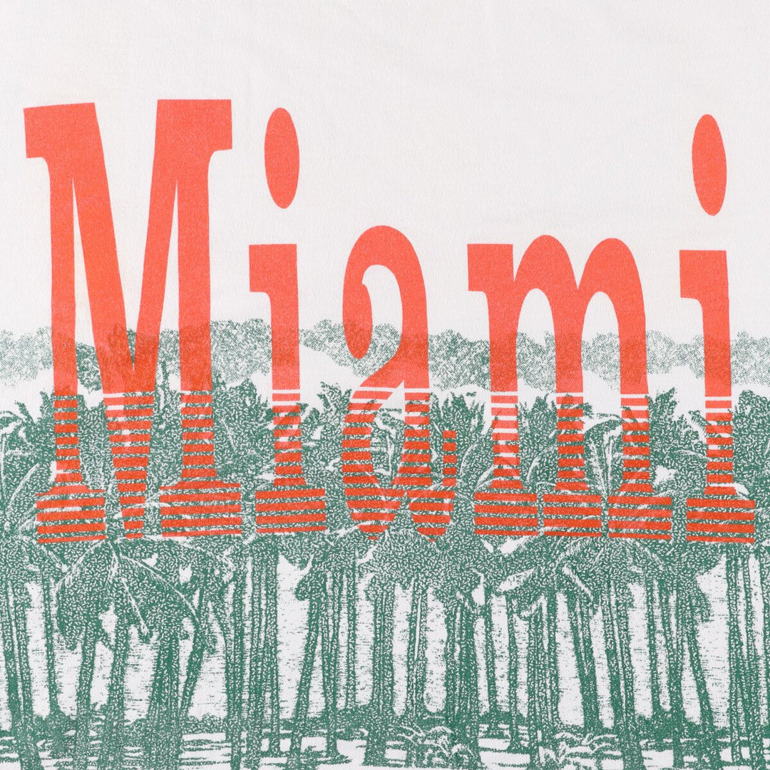 ~90'S souvenir T-shirt, men's XL size, vintage unclear white type Vintage Second Hand