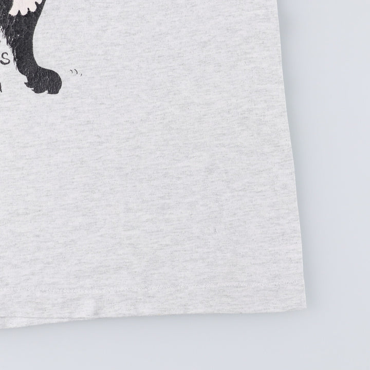 SCREEN STARS Erotic T-shirt Printed T-shirt Made in USA Men's L size cotton gray type Vintage Second Hand