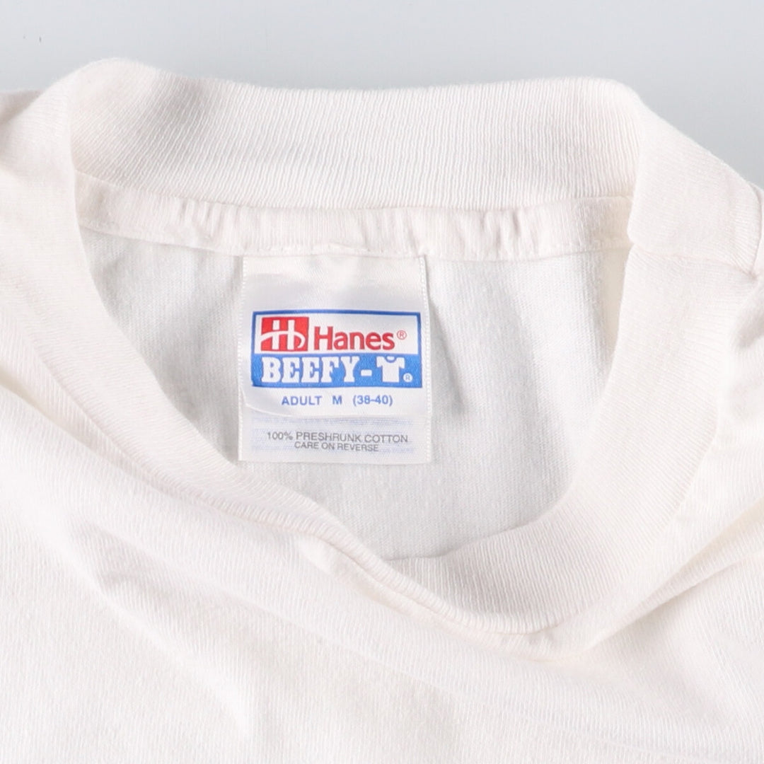 90'S Hanes DIE PRINZEN Band T-Shirt, Men's M Size, Vintage cotton white type Vintage Second Hand