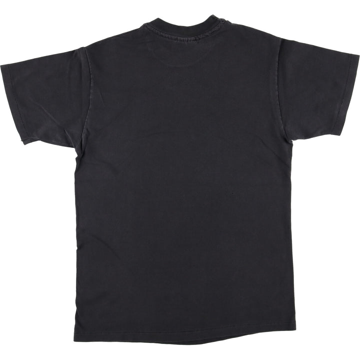Vintage 90'S Hanes Art T-shirt, Made in USA, Men's Size Medium cotton black type Vintage Second Hand
