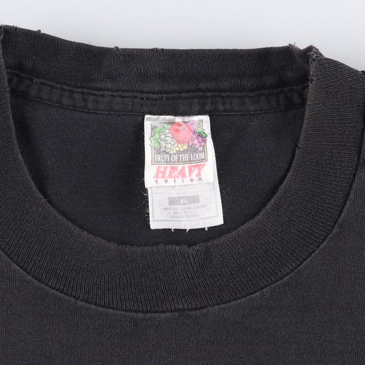 90'S Fruit of the Loom Element Symbol Print T-Shirt, Made in USA, Men's XL, Vintage cotton Charcoal Vintage Second Hand