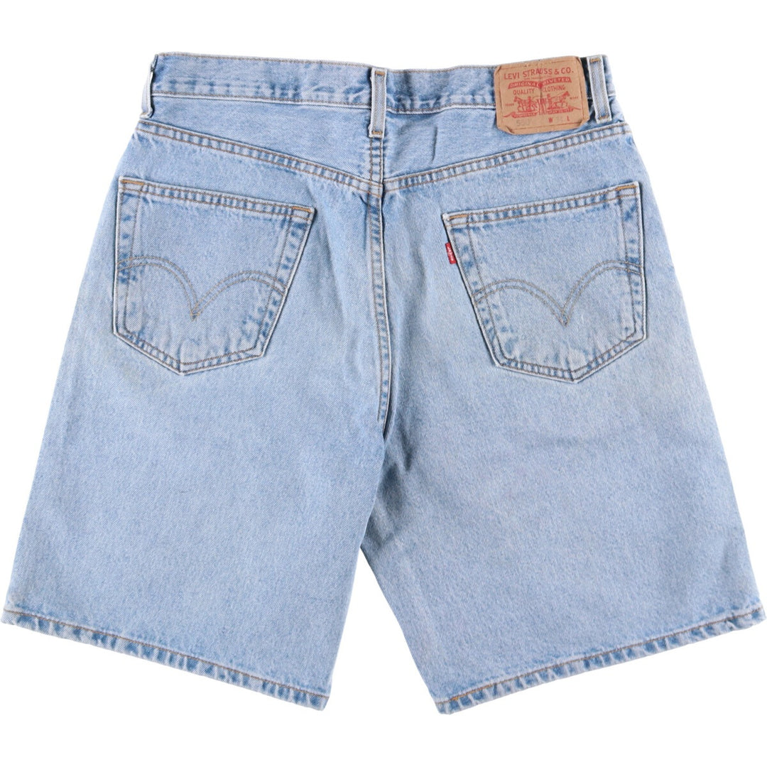 Levi's 550 Relaxed Fit Denim Shorts, Men's Size W34 cotton blue type Vintage Second Hand