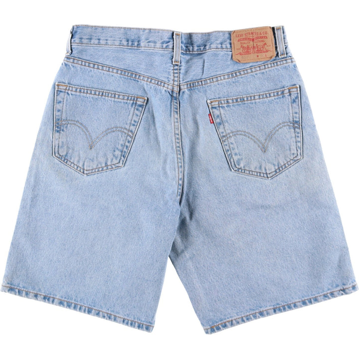 Levi's 550 Relaxed Fit Denim Shorts, Men's Size W34 cotton blue type Vintage Second Hand