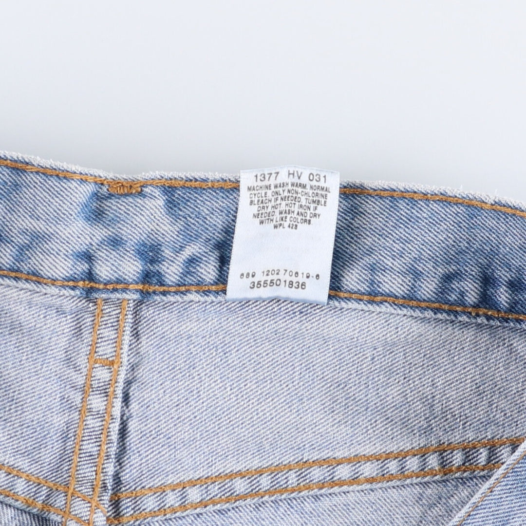 Levi's 550 Relaxed Fit Denim Shorts, Men's Size W34 cotton blue type Vintage Second Hand