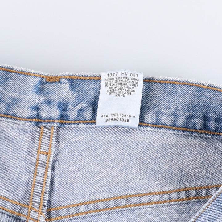 Levi's 550 Relaxed Fit Denim Shorts, Men's Size W34 cotton blue type Vintage Second Hand