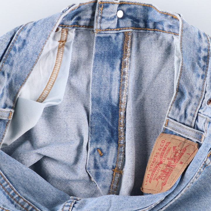 Levi's 550 Relaxed Fit Denim Shorts, Men's Size W34 cotton blue type Vintage Second Hand