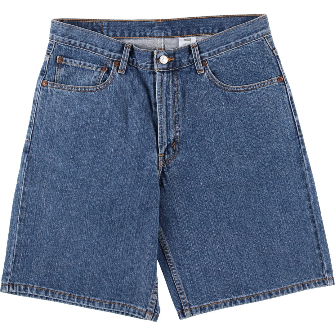 Levi's 550 Relaxed Fit Denim Shorts, Half Pants, Jorts, Men's, W35 equivalent cotton blue type Vintage Second Hand