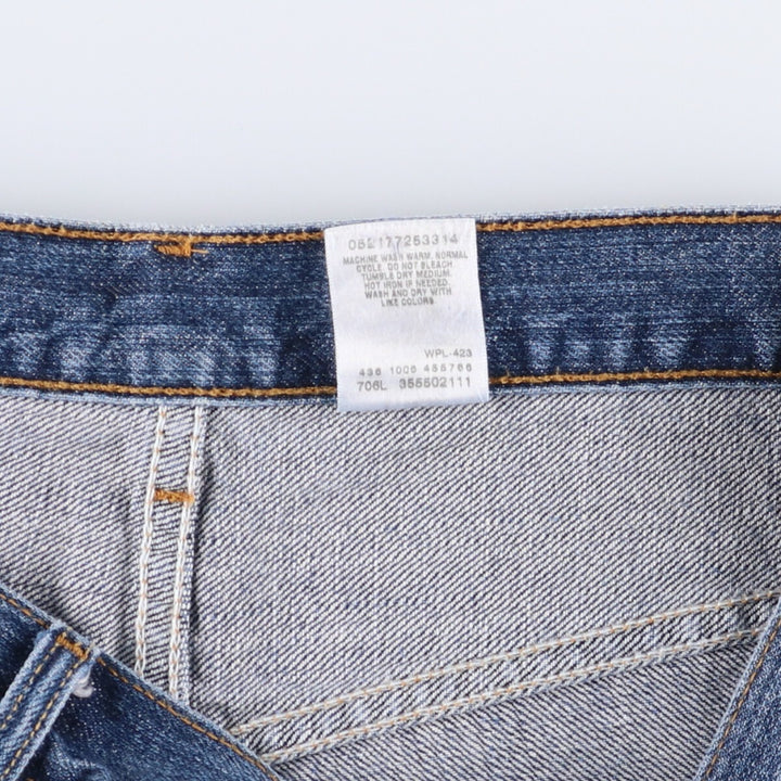 Levi's 550 Relaxed Fit Denim Shorts, Half Pants, Jorts, Men's, W35 equivalent cotton blue type Vintage Second Hand