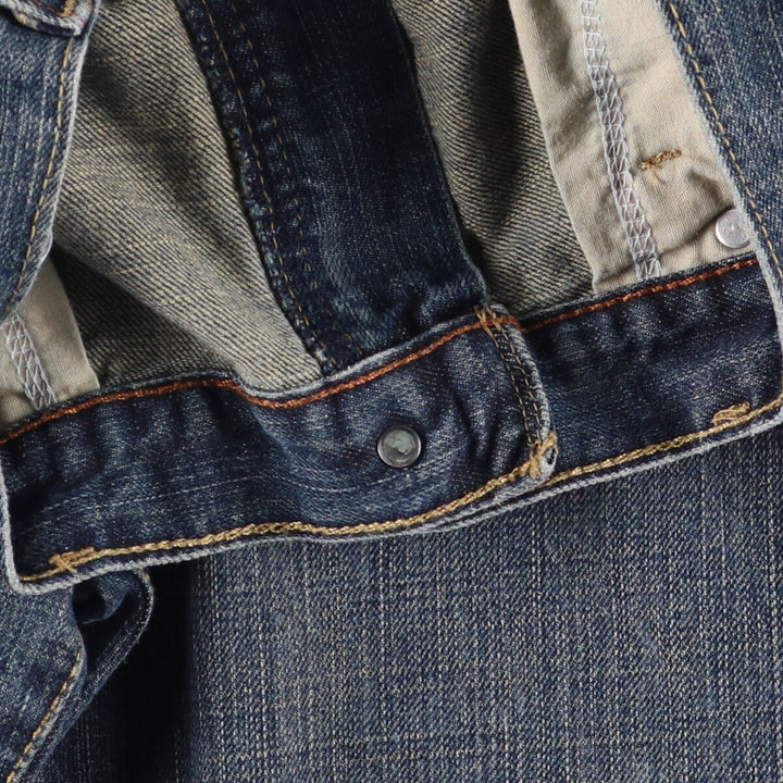 Levi's 569 LOOSE STRAIGHT denim shorts, half pants, jorts, men's w34 equivalent cotton blue type Vintage Second Hand