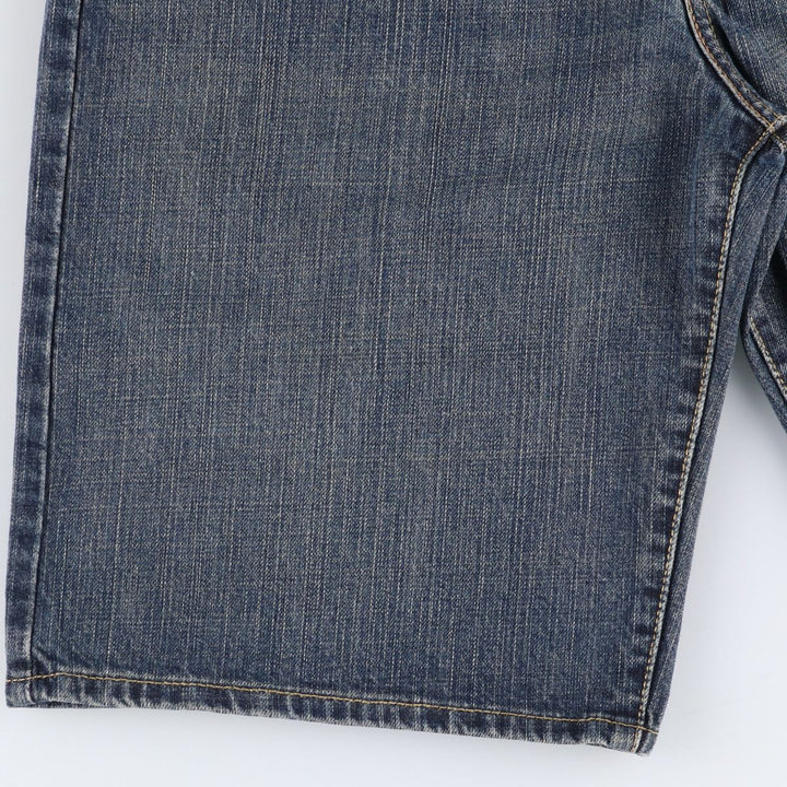 Levi's 569 LOOSE STRAIGHT denim shorts, half pants, jorts, men's w34 equivalent cotton blue type Vintage Second Hand