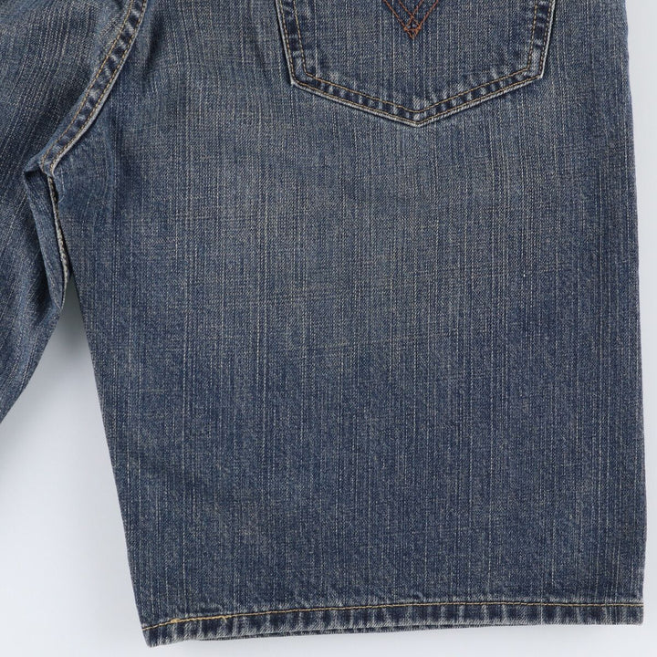 Levi's 569 LOOSE STRAIGHT denim shorts, half pants, jorts, men's w34 equivalent cotton blue type Vintage Second Hand