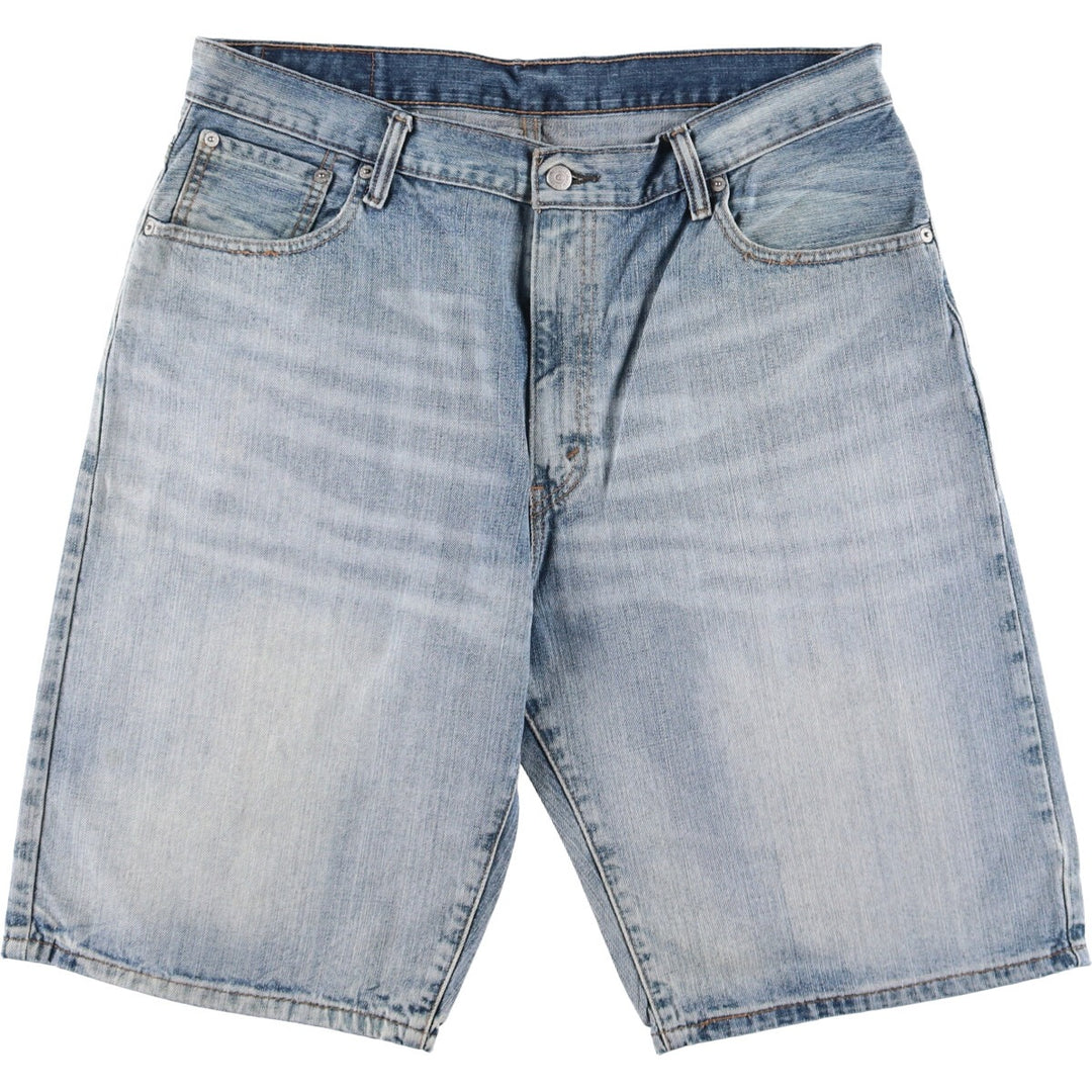 Levi's 569 denim shorts, half pants, jorts, men's size w36 cotton blue type Vintage Second Hand