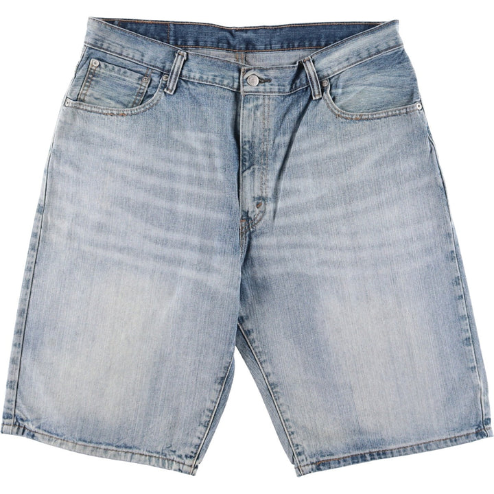 Levi's 569 denim shorts, half pants, jorts, men's size w36 cotton blue type Vintage Second Hand