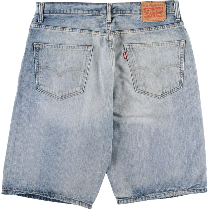 Levi's 569 denim shorts, half pants, jorts, men's size w36 cotton blue type Vintage Second Hand