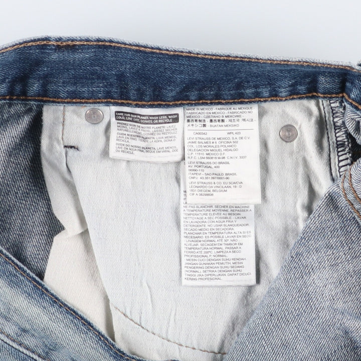 Levi's 569 denim shorts, half pants, jorts, men's size w36 cotton blue type Vintage Second Hand