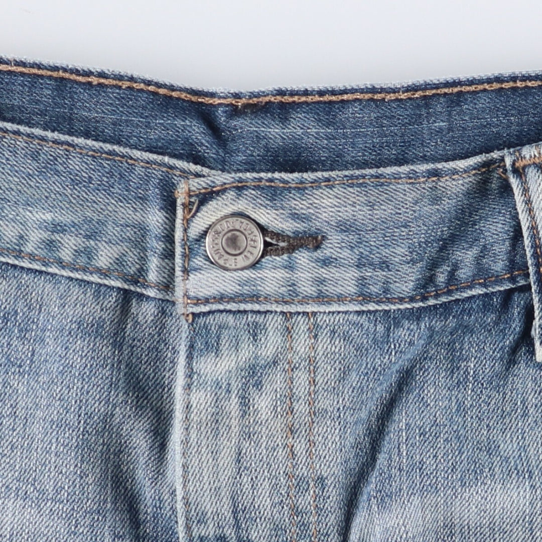 Levi's 569 denim shorts, half pants, jorts, men's size w36 cotton blue type Vintage Second Hand