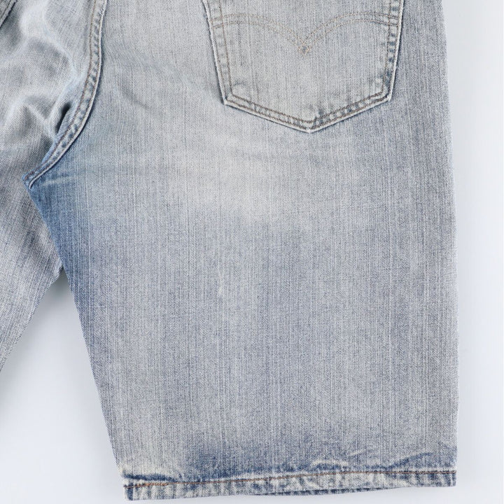 Levi's 569 denim shorts, half pants, jorts, men's size w36 cotton blue type Vintage Second Hand