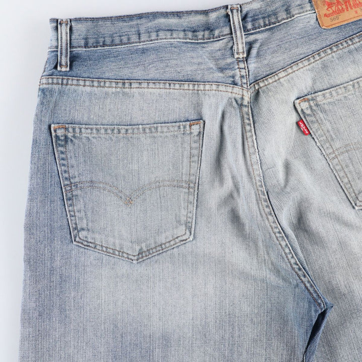 Levi's 569 denim shorts, half pants, jorts, men's size w36 cotton blue type Vintage Second Hand