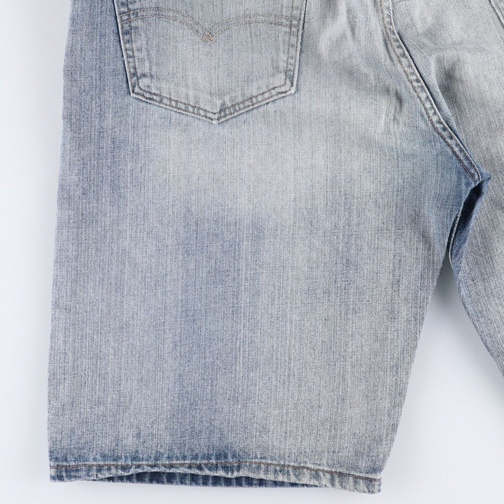 Levi's 569 denim shorts, half pants, jorts, men's size w36 cotton blue type Vintage Second Hand
