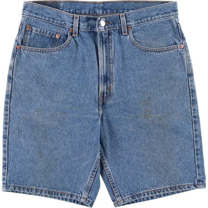 Levi's 505 REGULAR FIT denim shorts, short pants, men's size w34 cotton blue type Vintage Second Hand