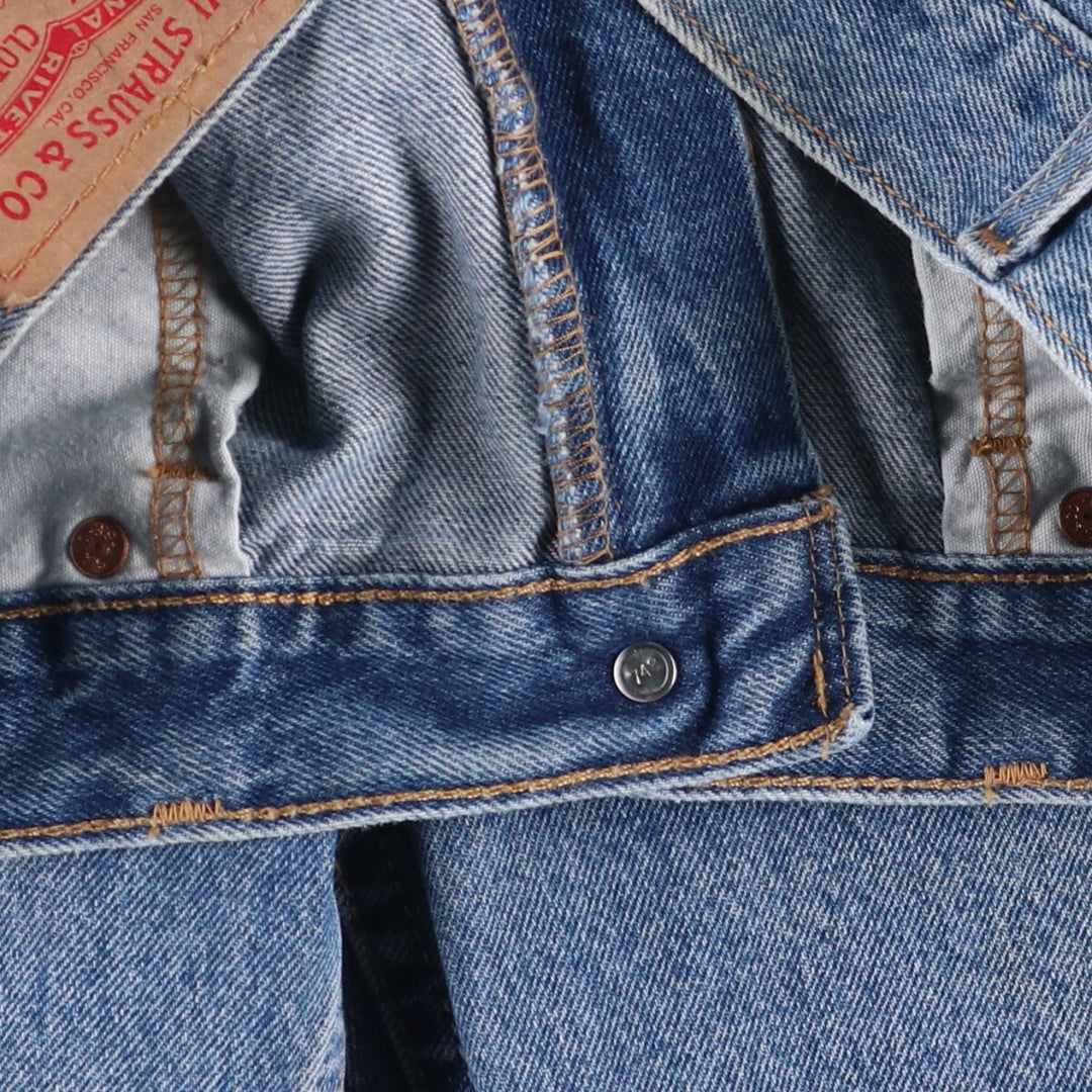 Levi's 505 REGULAR FIT denim shorts, short pants, men's size w34 cotton blue type Vintage Second Hand