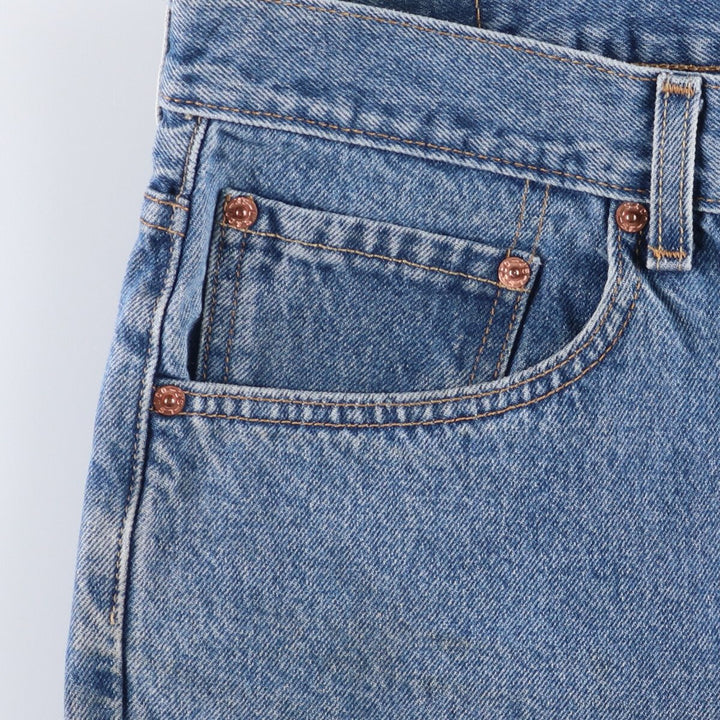 Levi's 505 REGULAR FIT denim shorts, short pants, men's size w34 cotton blue type Vintage Second Hand