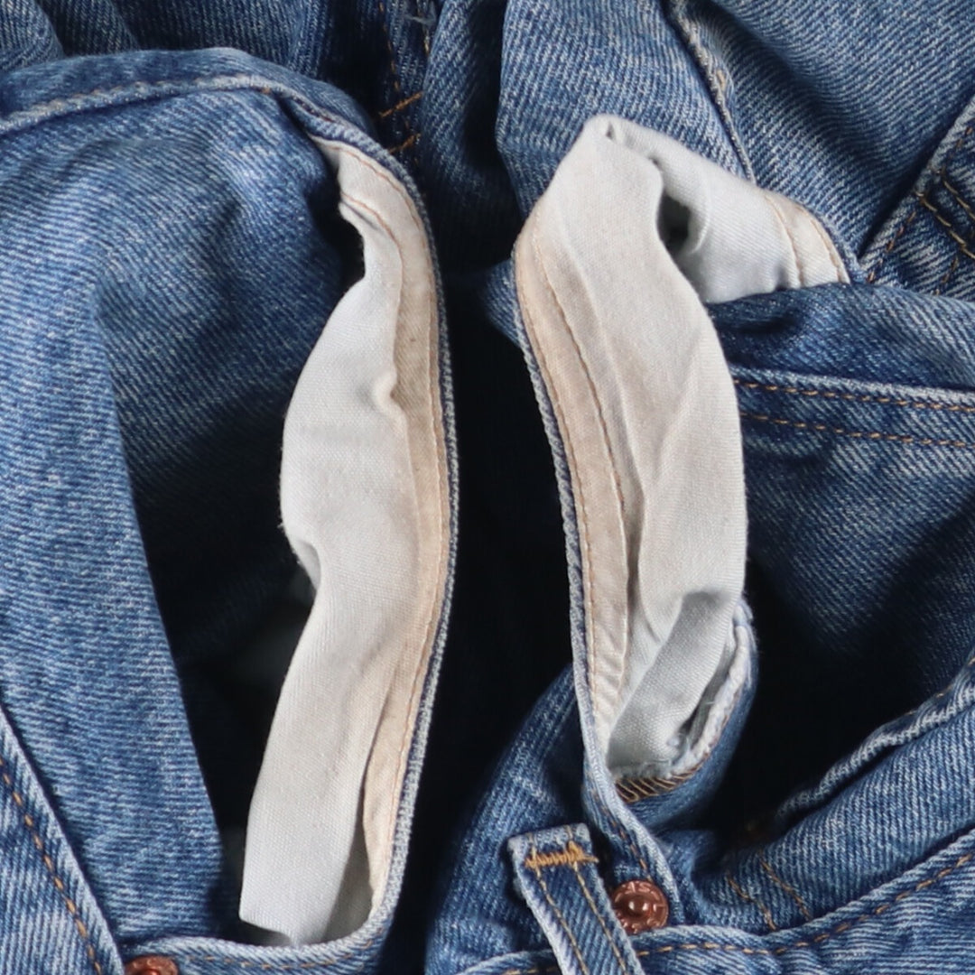 Levi's 505 REGULAR FIT denim shorts, short pants, men's size w34 cotton blue type Vintage Second Hand