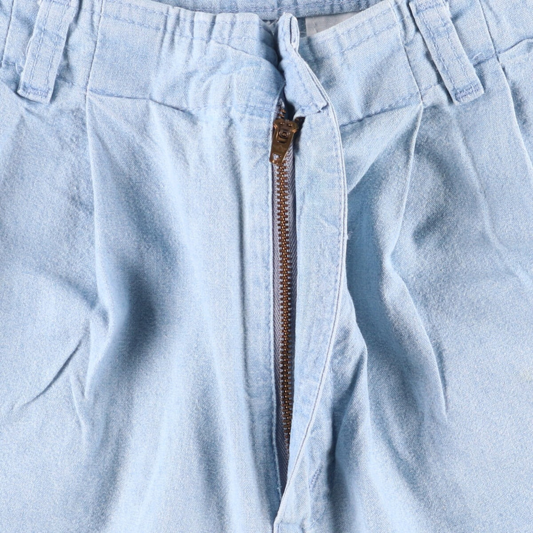 Levi's DOCKERS denim shorts, short pants, made in the USA, men's w30 equivalent cotton Blue type light blue Vintage Second Hand