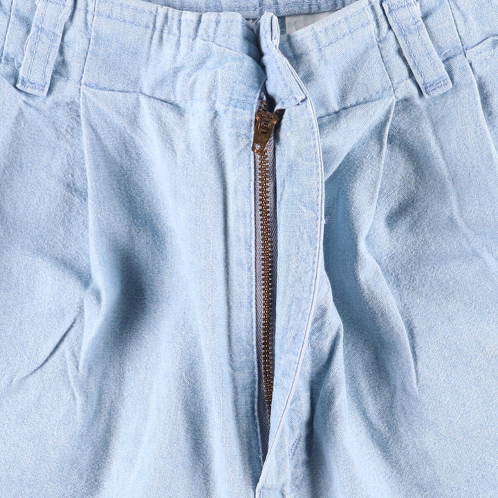 Levi's DOCKERS denim shorts, short pants, made in the USA, men's w30 equivalent cotton Blue type light blue Vintage Second Hand