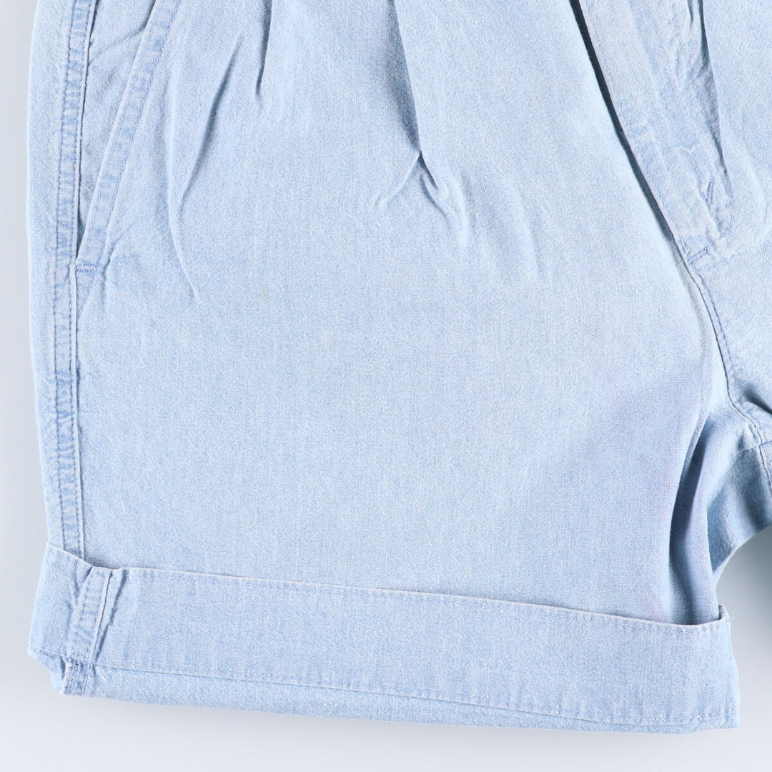 Levi's DOCKERS denim shorts, short pants, made in the USA, men's w30 equivalent cotton Blue type light blue Vintage Second Hand