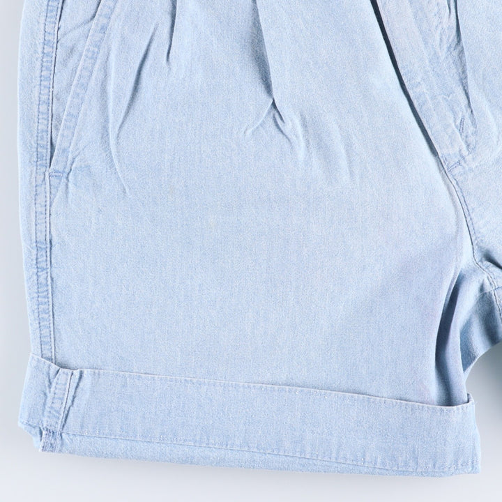 Levi's DOCKERS denim shorts, short pants, made in the USA, men's w30 equivalent cotton Blue type light blue Vintage Second Hand