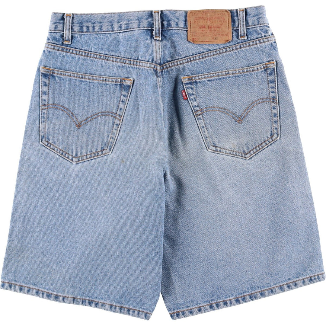 Levi's 550 REGULAR FIT denim shorts, half pants, jorts, men's w33 equivalent cotton blue type Vintage Second Hand