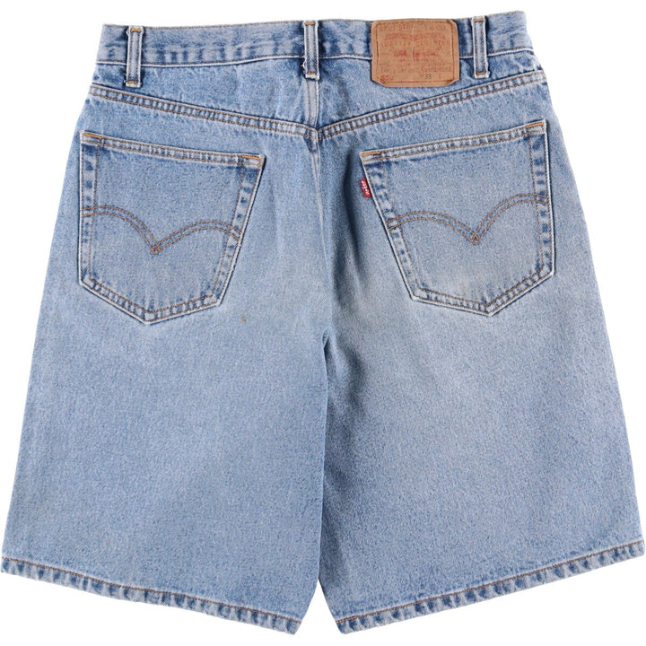 Levi's 550 REGULAR FIT denim shorts, half pants, jorts, men's w33 equivalent cotton blue type Vintage Second Hand