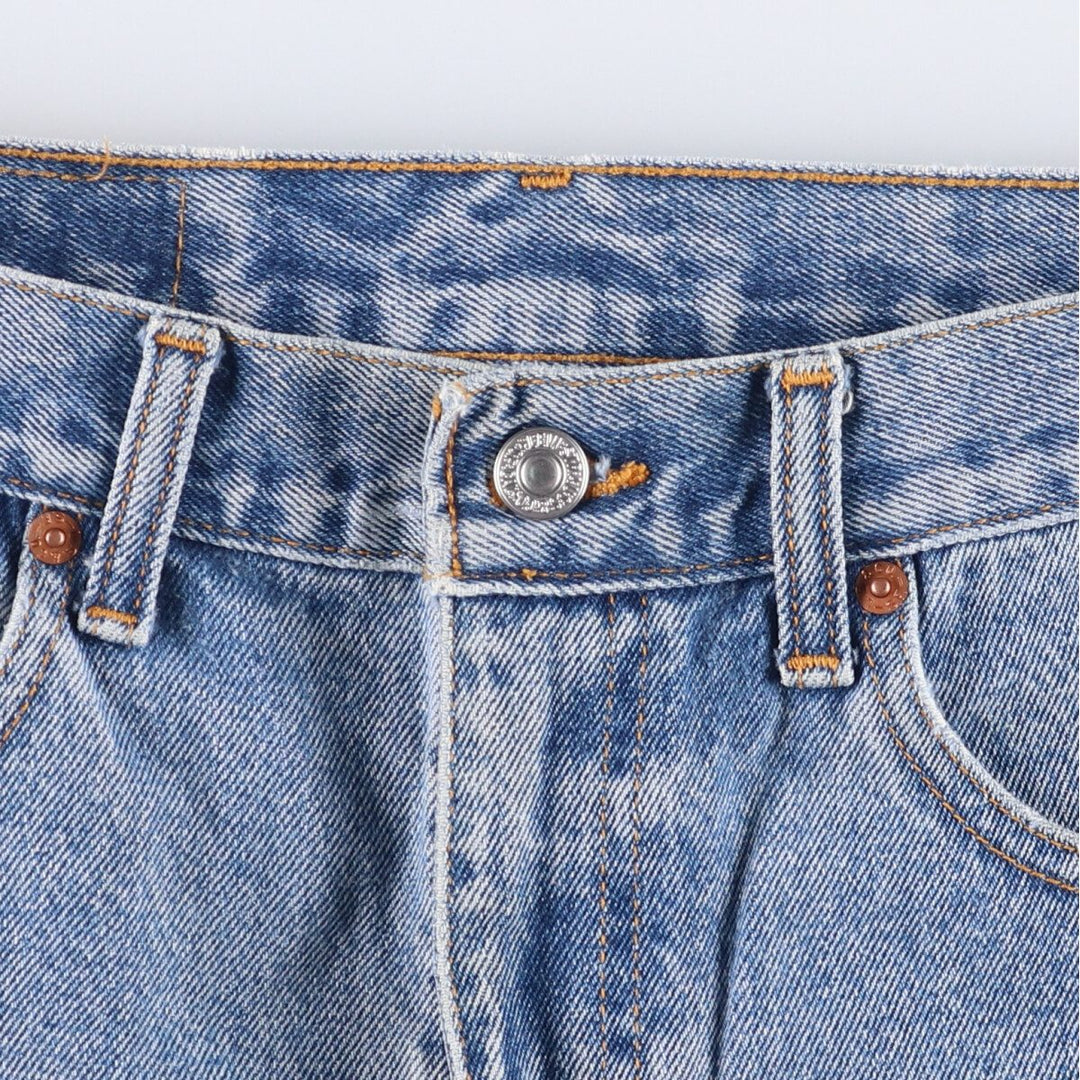 Levi's 550 REGULAR FIT denim shorts, half pants, jorts, men's w33 equivalent cotton blue type Vintage Second Hand