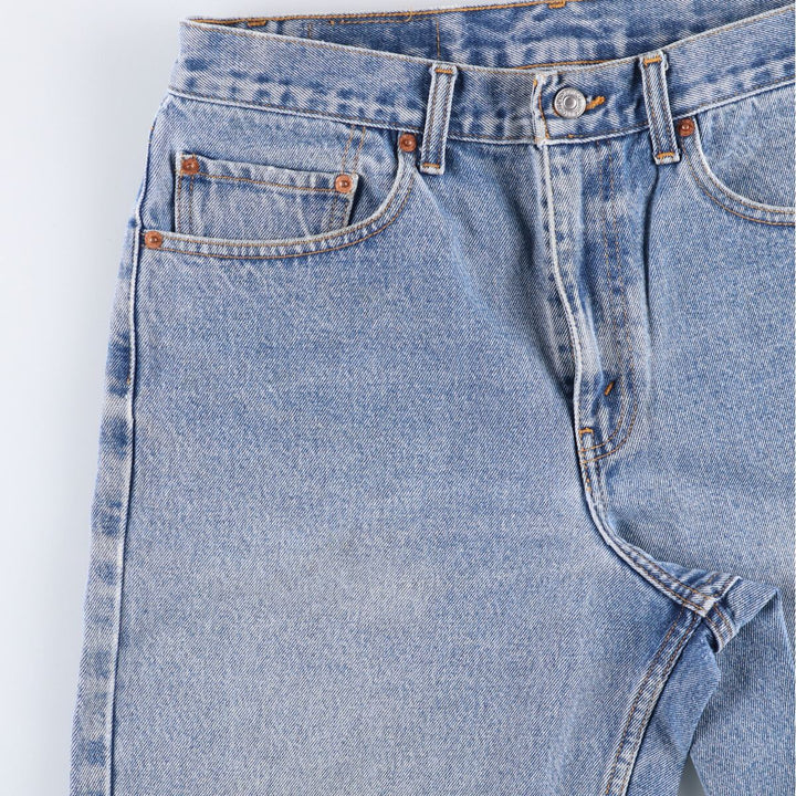 Levi's 550 REGULAR FIT denim shorts, half pants, jorts, men's w33 equivalent cotton blue type Vintage Second Hand
