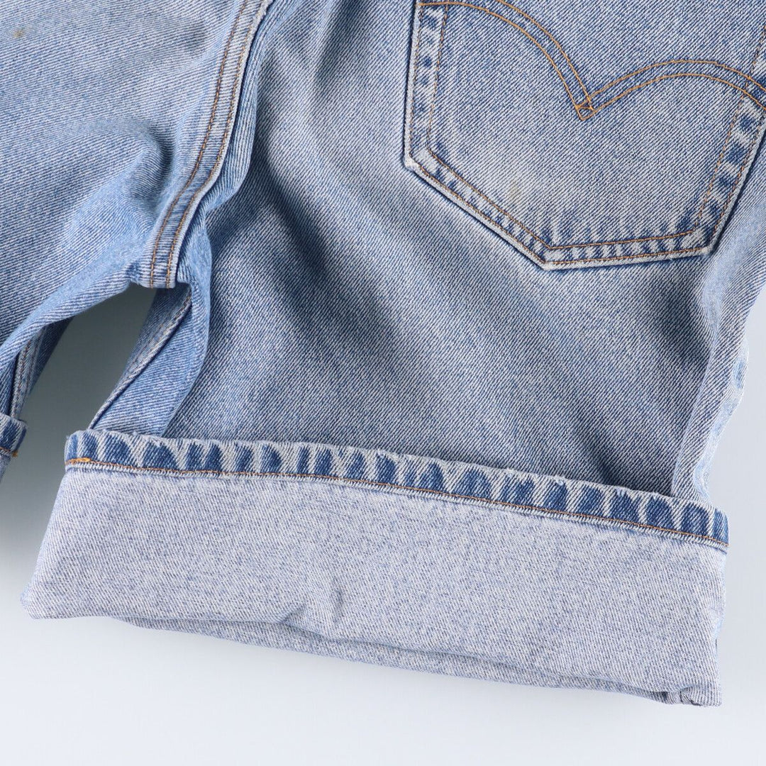 Levi's 550 REGULAR FIT denim shorts, half pants, jorts, men's w33 equivalent cotton blue type Vintage Second Hand