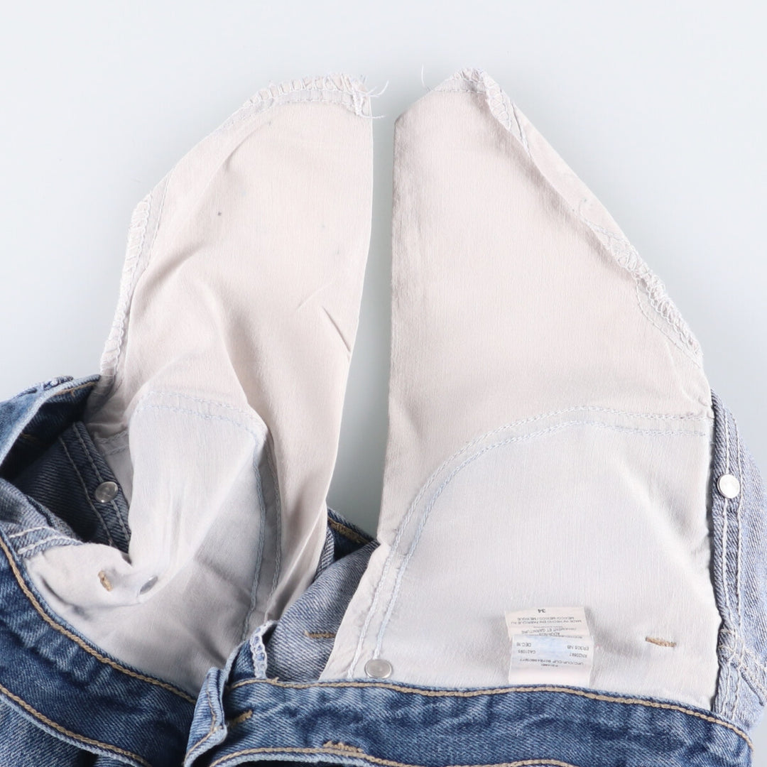 Dickies denim shorts, half pants, jorts, men's w35 equivalent cotton blue type Vintage Second Hand