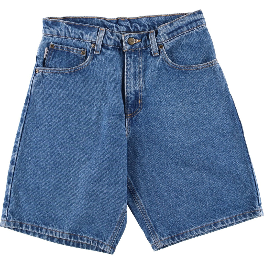 Carhartt denim shorts, half pants, jorts, men's w31 equivalent unclear blue type Vintage Second Hand