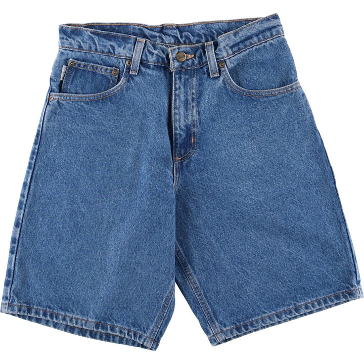 Carhartt denim shorts, half pants, jorts, men's w31 equivalent unclear blue type Vintage Second Hand