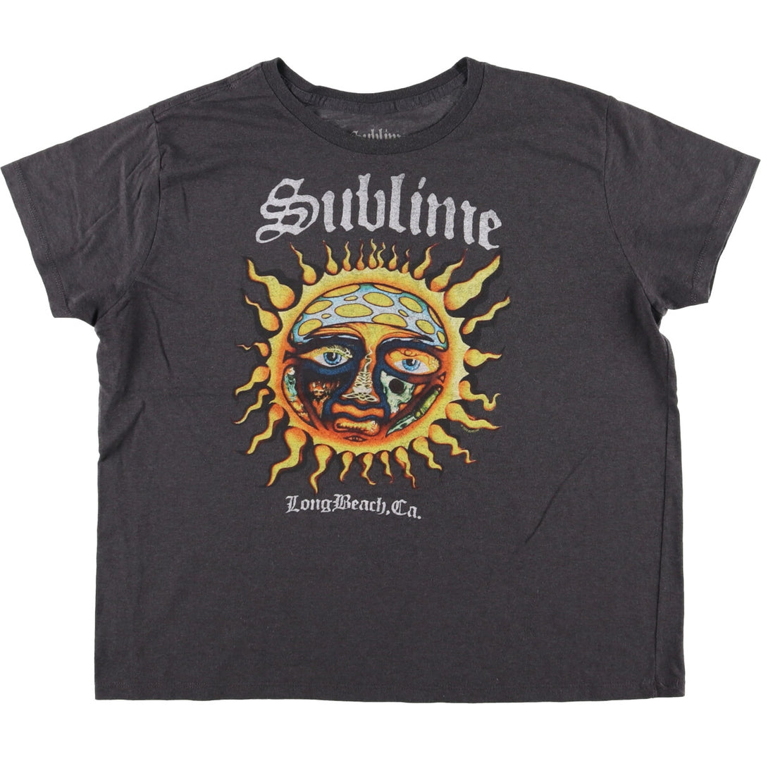 SUBLIME Band T-shirt, Men's XL size cotton Charcoal Vintage Second Hand
